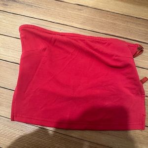 edkited red tube top